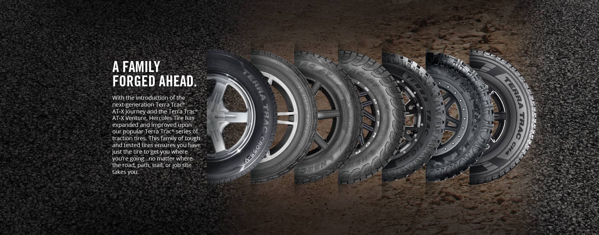 image of Hercules Tire TerraTrac<sup>®</sup> series of traction tires